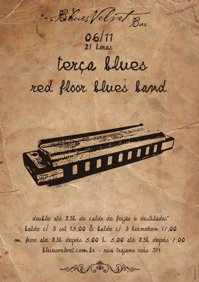 06/11 – Terça Blues: Red floor blues band