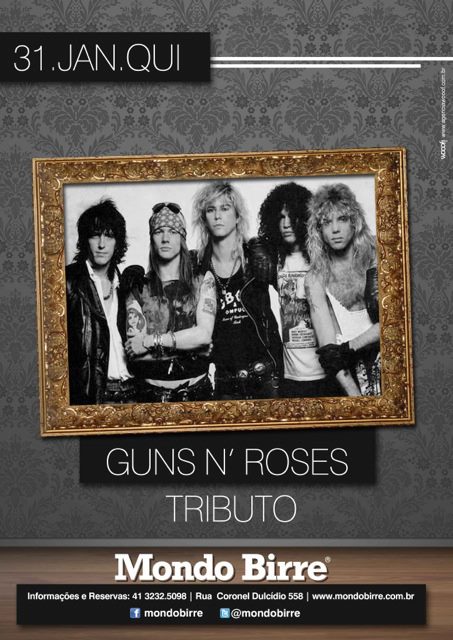 31/01 – Guns n’ Roses Tributo