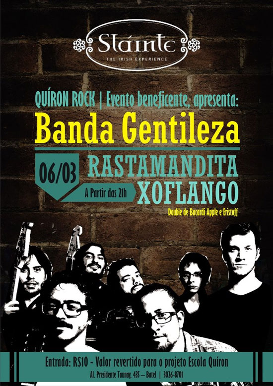 06/03 – Banda Gentileza | Rastamandita | Xoflango